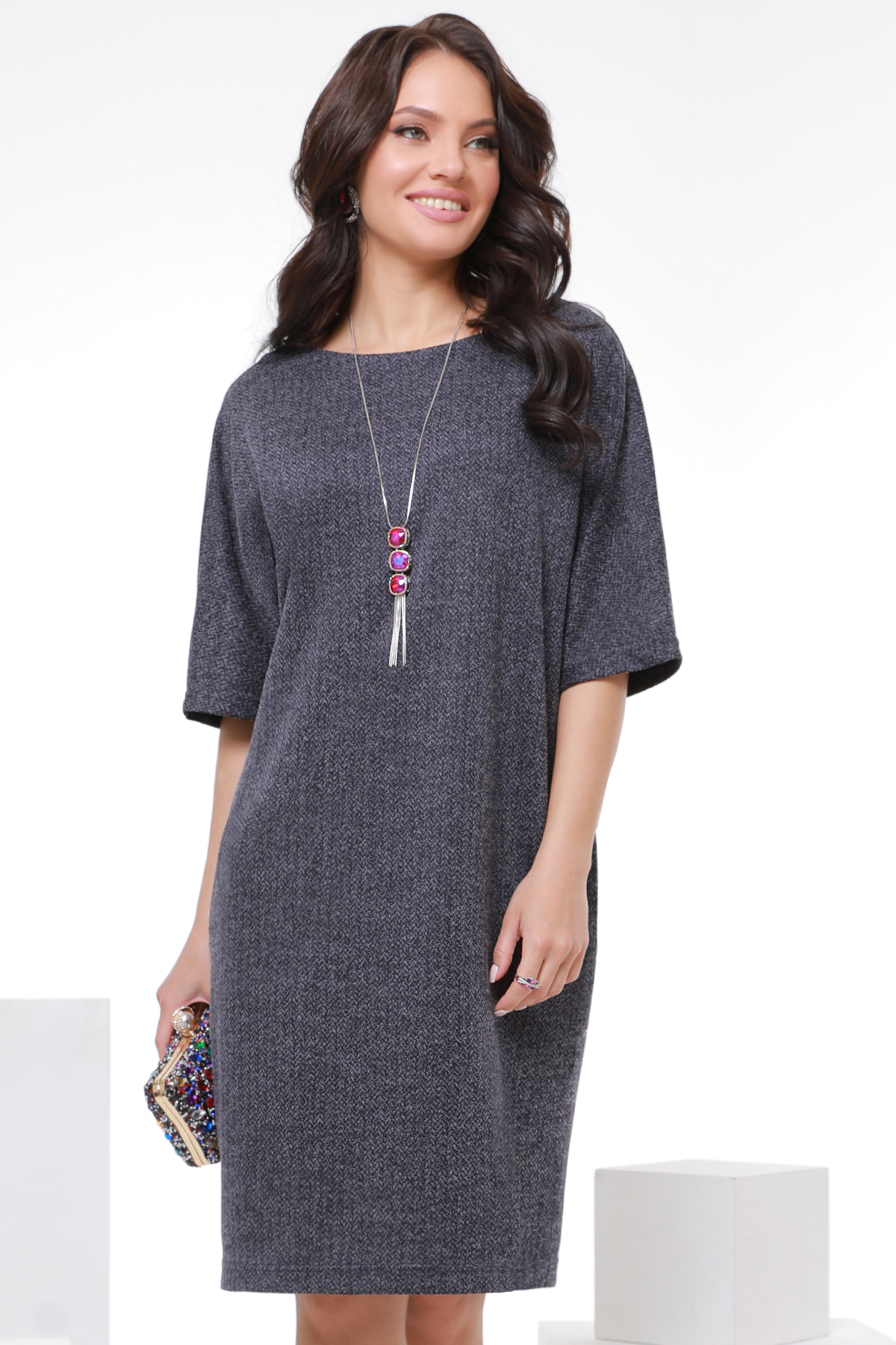 Купить Платье трикотажное по цене: 1 840 ₽ арт. П-3772-0022-02 - DStrend