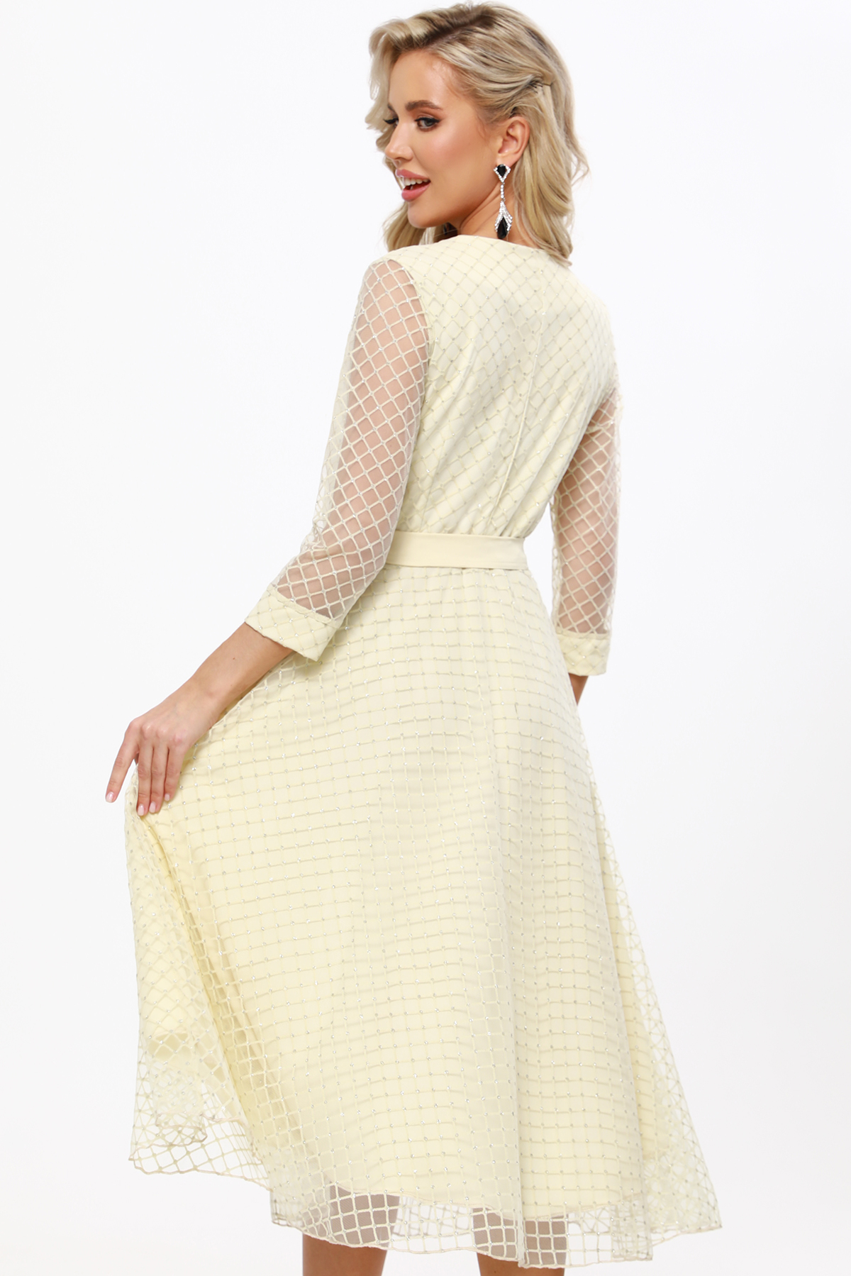 Купить Платье нарядное на подкладе с расклешенной юбкой по цене: 2 030 ...