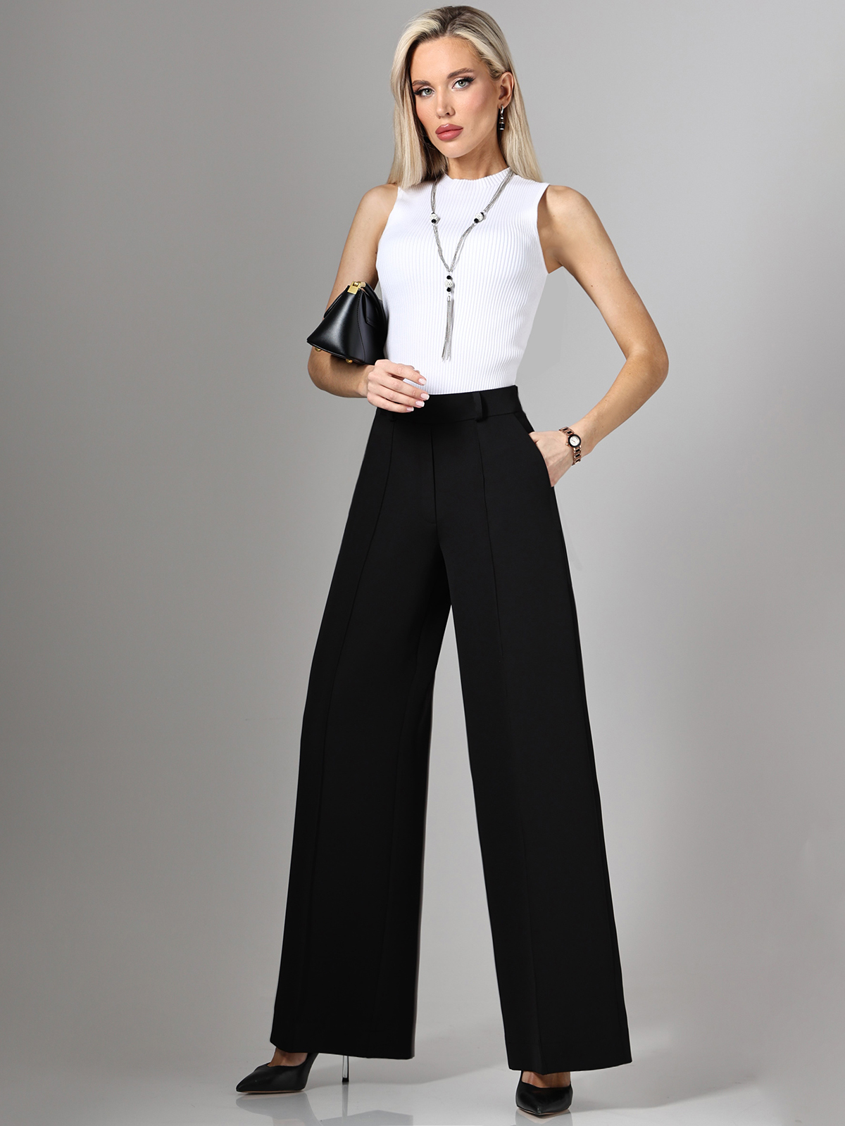 Брюки Широкие возможности, трендБр-0271